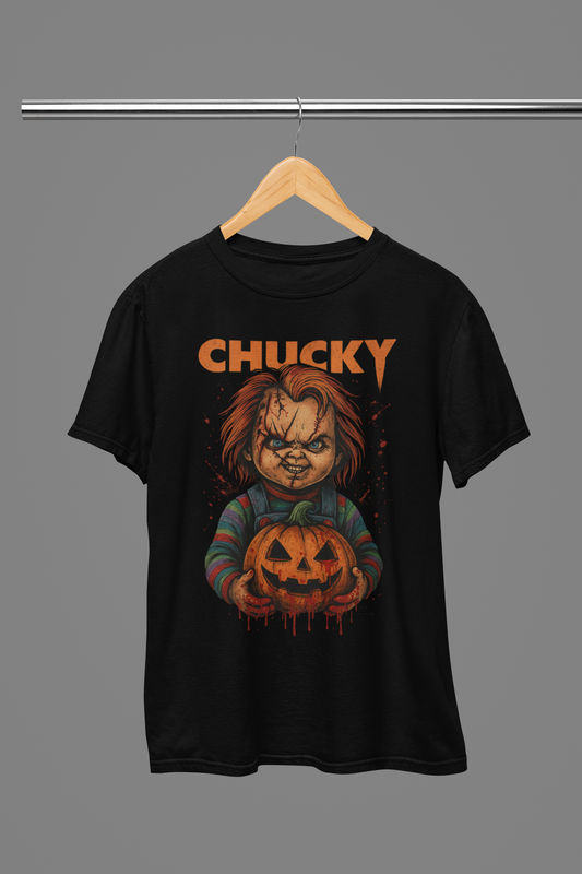 Retro Horror Halloween Shirt – Pumpkin Slasher Tee