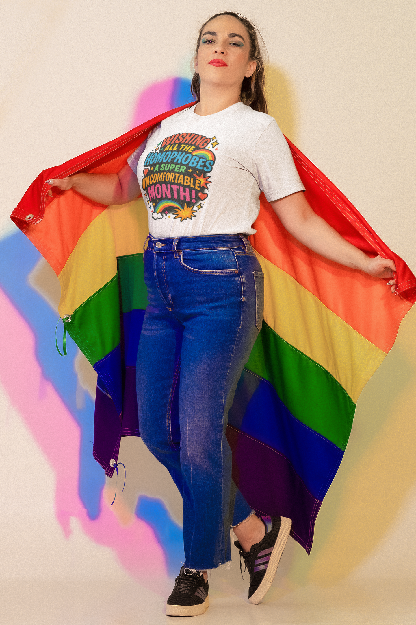 🌈 Wishing All the Homophobes a Super Uncomfortable Month Tee